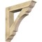 Ekena Millwork Olympic Traditional Rough Sawn Bracket w/ Offset Brace, Douglas Fir, 8"W x 40"D x 40"H BKT0806X40X40OLY01RDF - alternate 1